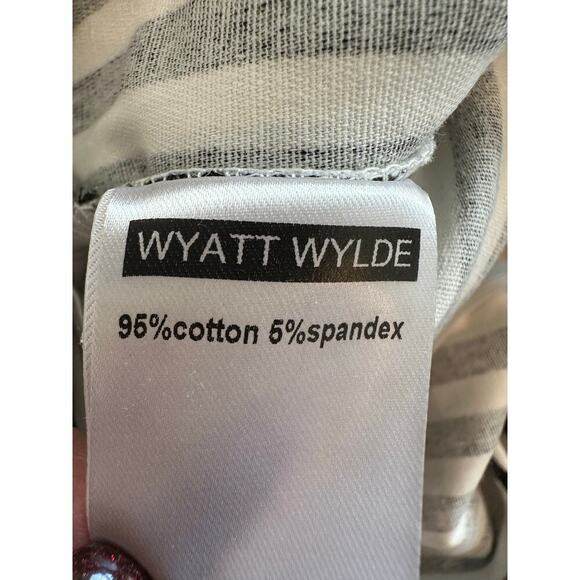 Wyatt Wylde Stella Jumpsuit in Stripe Size XL NWT - Picture 9 of 12